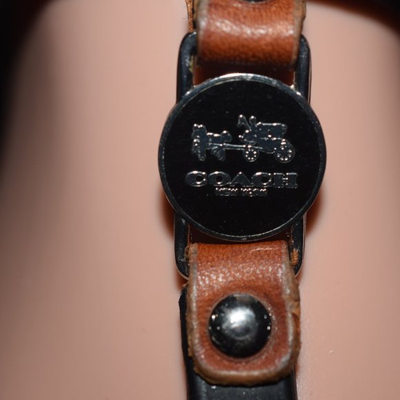 Coach Black Logo Jelly Sandals in a size 9B - Picture 4 of 8